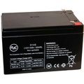 Battery Clerk UPS Battery, Compatible with APC Smart-UPS SC620 UPS Battery, 12V DC, 14 Ah, Cabling, F2 Terminal APC-SMART-UPS SC620